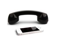 Kikkerland Draadloze telefoon voor smartphone, zwart - thumbnail