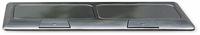 LEDmaxx 105627 2-voudig Vloerinbouw-contactdoos Met Cat5-bus, Aanraakbeveiliging Aluminium - thumbnail