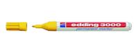 Edding 3000 permanent marker 1,5-3mm rond geel - thumbnail