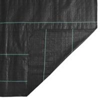 Worteldoek 4x25 m polypropeen zwart - thumbnail