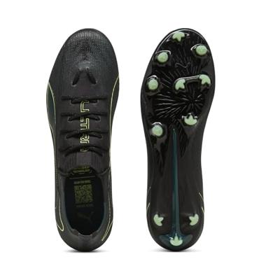 PUMA Ultra 6 Pro Gras / Kunstgras Voetbalschoenen (MG) Zwart Donkergroen Lichtgroen