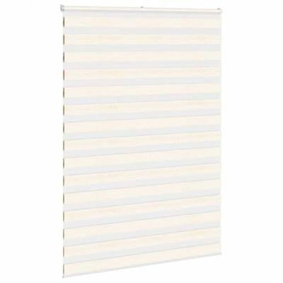 VidaXL Zebra rolgordijn 165x200 cm stofbreedte 160,9 cm marmerbeige