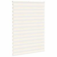 VidaXL Zebra rolgordijn 155x200 cm stofbreedte 150,9 cm marmerbeige - thumbnail