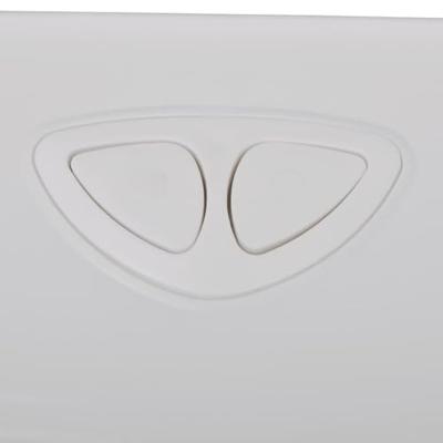 VidaXL Toiletstortbak met watertoevoer onderin 3/6 l wit