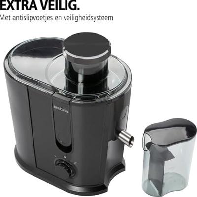 Brabantia BBEK1123BK Sapcentrifuge Zwart Brabantia BBEK1123BK Sapcentrifuge Zwart