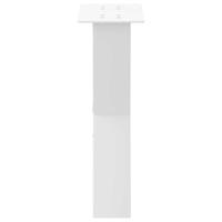 Salontafelpoten 2 st X-vormig 38x(42-43) cm staal wit - thumbnail