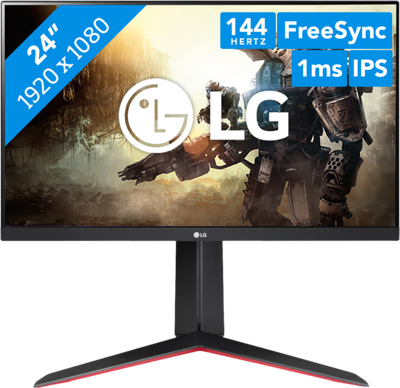 LG 24GN65R-B 24 144Hz IPS Gaming Monitor
