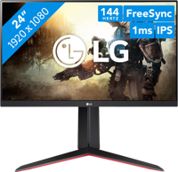 LG 24GN65R-B 24 144Hz IPS Gaming Monitor - thumbnail