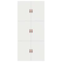 Bedframe met opslag Wit 190 x 90 x 31.5 cm Bewerkt hout - thumbnail