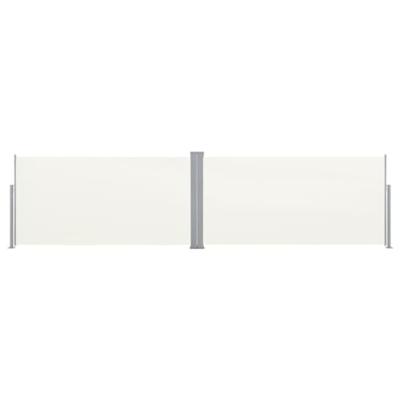 VidaXL Windscherm uittrekbaar 160x600 cm crème