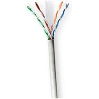 Netwerk Kabel Rol | CAT6 | Stranded | U/UTP | CCA | 100.0 m | Binnenshuis | Rond | PVC | Grijs - thumbnail