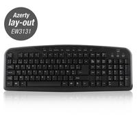 Ewent EW3131 toetsenbord USB AZERTY Belgisch Zwart - thumbnail