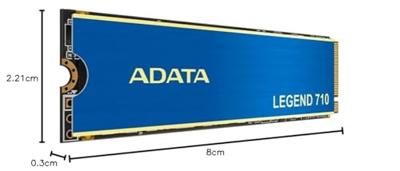 ADATA LEGEND 710 M.2 512 GB PCI Express 3.0 3D NAND NVMe