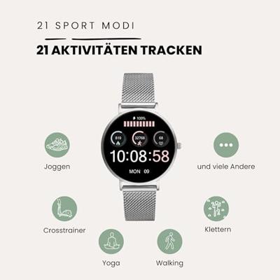 XCOAST SIONA 2 Smartwatch Zilver