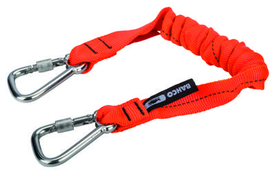 Bahco Veiligheidskoord | met vaste karabijnhaak | 12 kg | 1 m - volgens DROPS best practices - 3875-LY10 Bahco Veiligheidskoord | met vaste karabijnhaak | 12 kg | 1 m - volgens DROPS best practices - 3875-LY10