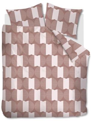 VT wonen VTwonen dekbedovertrek Check Mate Terra 240x200/220