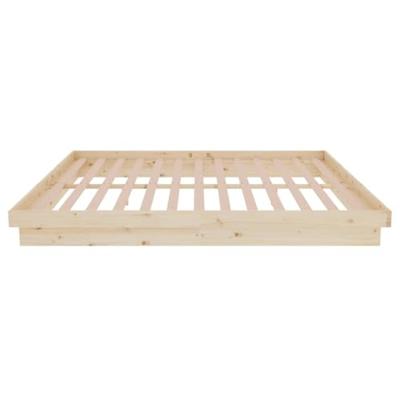 Bedframe zonder matras massief hout 160x200 cm