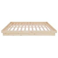 Bedframe zonder matras massief hout 160x200 cm - thumbnail