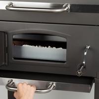 Houtskoolbarbecue met Deksel en Wielen Aktive 102 x 65 x 104 cm - thumbnail