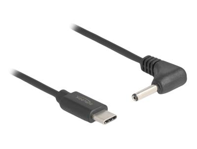 Delock 85393 USB-laadkabel USB-C stekker, DC-stekker 3,5 mm 1.50 m Zwart Delock 85393 USB-laadkabel USB-C stekker, DC-stekker 3,5 mm 1.50 m Zwart