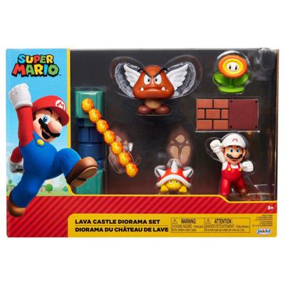 Super Mario Diorama Set - Lava Castle