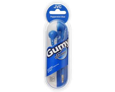 JVC HA-F160 Gumy hoofdtelefoon, Bass Boost, blauw