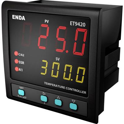 Enda ET9420-230 PID Temperatuurregelaar Pt100, J, K, T, S, R Relais 2 A, SSR (l x b x h) 88 x 96 x 96 mm Enda ET9420-230 PID Temperatuurregelaar Pt100, J, K, T, S, R Relais 2 A, SSR (l x b x h) 88 x 96 x 96 mm