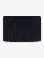 Snood van tricot met fleecevoering voor kinderen PETIT BATEAU marineblauw - thumbnail
