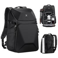 K&F Concept camera rugzak 20L KF13.144 zwart met hardshell bescherming - thumbnail