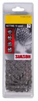Simson ketting derailleur 10 - fietsketting 10-speed, anti-roest coating, 116 schakels, 1/2"x5/64" - thumbnail