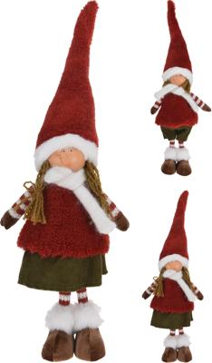 Jongen meisje staand 56cm 2ass kerstversiering Nampook - Nampook Jongen meisje staand 56cm 2ass kerstversiering Nampook - Nampook