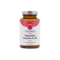 TS Choice Vitamine E 200IE D alpha tocopherol 60 Capsules - thumbnail