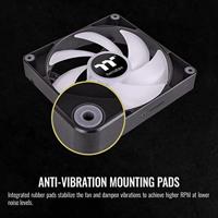 Thermaltake CT120 ARGB Sync PC Computer behuizing Ventilator Zwart, Wit 2 stuk(s) - thumbnail