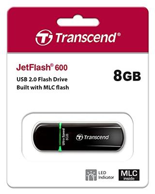 Transcend JetFlash® 600 USB-stick 4 GB Blauw TS4GJF600 USB-A 2.0