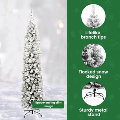 VidaXL Kunstkerstboom groen 180 cm pvc en staal en kunststof