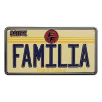 Fast & Furious Pin Badge Familia License Plate - thumbnail