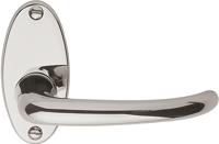 Formani TIMELESS 1922MRO deurkruk ongeveerd op rozet - glans nikkel - thumbnail
