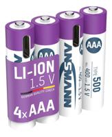 Ansmann Micro AAA 500 Typ USB-C 4-Pack (400mAh) - thumbnail