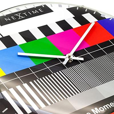 NeXtime NE-3162 Glazen Wandklok Testpage Dome 35 cm