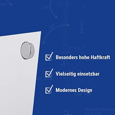Magneet maul neodymium rond 25mm 13kg nikkel Magneet maul neodymium rond 25mm 13kg nikkel