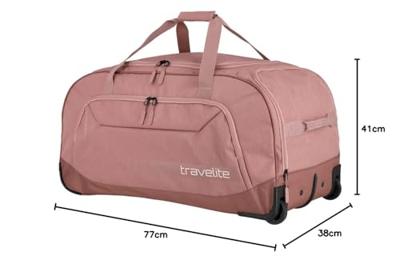 Travelite Kick Off Wieltas XL ROZE