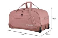 Travelite Kick Off Wieltas XL ROZE - thumbnail