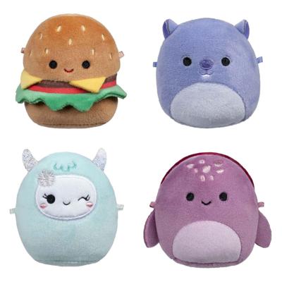 Micromallows Squishmallows knuffel 4-pack Carl - 6 cm
