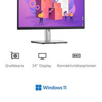Dell P2422H LED-monitor Energielabel C (A - G) 60.5 cm (23.8 inch) 1920 x 1080 Pixel 16:9 8 ms DisplayPort, VGA, HDMI, USB-A 3.2 Gen 1 IPS LED - thumbnail