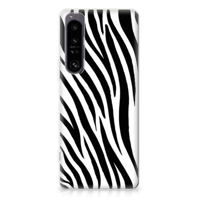 Sony Xperia 1 IV | TPU Hoesje | Zebra