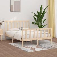Bedframe massief hout 140x190 cm - thumbnail