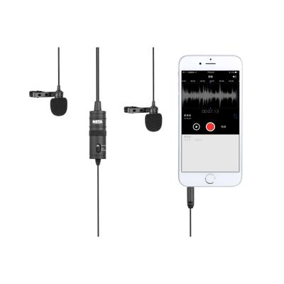 BOYA BY-M1DM Duo dasspeld-microfoon voor smartphone en camera