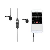 BOYA BY-M1DM Duo dasspeld-microfoon voor smartphone en camera - thumbnail