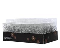 Haak ijzer l6.7b2.8h1 cm zilver 18st kerst Decoris - Decoris - thumbnail