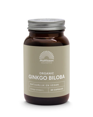 Mattisson Ginkgo biloba bio 60 Vegetarische capsules